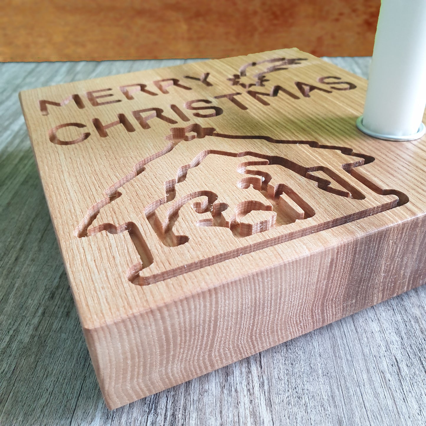 Adventsdeko Weihnachtsdeko Krippe Adventsgesteck Teelichthalter Kerzenständer